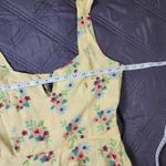 Forever 21 Women’s Yellow Floral Sleeveless Romper Medium Summer Coquette Photo 4