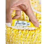 Charo Ruiz Ibiza Noa High Waisted Smocked Tiered Mini Skirt Yellow Women's Large Photo 4