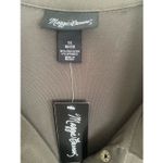 Maggie Barnes NWT  Quarter Sleeve Snap Button Olive Cardigan Sz 1X Photo 4