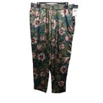 Lauren Ralph Lauren Women's Floral Twill Pants Size 6 Green Photo 1