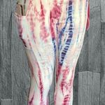 Tie dye leggings body sculpting with phone pockets Multiple Size L Photo 0