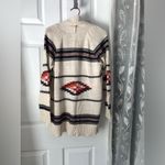 Olive & Oak  cotton blend boho Patterned  sweater knit Cardigan women size XL Photo 6