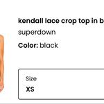 superdown Black Lace Corset  Photo 3