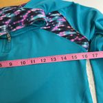 Champion Blue Pink Blurred Workout Top Sleeve size junior XL (14-16) Photo 5