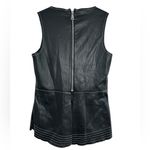 ZARA Basic Faux Leather Sleeveless Top Photo 4