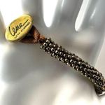 Lena Bernard Anthropologie gold tone beaded bracelet Photo 7