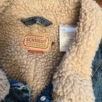 C.E. Schmidt Workwear Jacket womens large Blue Denim Insulated Coat Photo 1