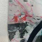 Lululemon size 8 Run inspire crop II leggings luxtreme white pink splatter mesh Photo 8