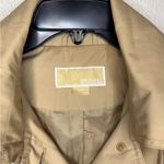 Michael Kors Beige Trench Coat with Removable Hood size Medium / M Tan Photo 3