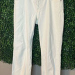Free People  Ankle Fray White Jeans Size 29 Photo 0