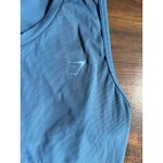 Gymshark Elevate Asymmetric Tank In Lakeside Blue Size Small Women's Workout New Photo 2