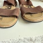 Sorel Womens Ella Sandal Chocolate Brown Criss Cross Elastic Strappy Sandal 7.5 Photo 4