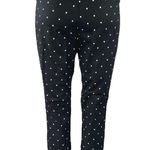 Old Navy NEW Pixie Women's Black Polka Dot Skinny Slim Fit Trousers Pants Sz 8 Photo 2