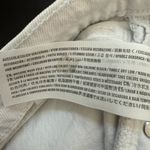 Abercrombie & Fitch The Mom Denim Short Mid Rise Women's 29/8 White Distressed Photo 9