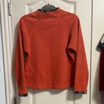 Wooly Bully 💖 Orange Fleece Sweatshirt w/Faux Fur Trim Photo 2