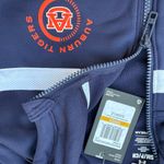Under Armour Navy Auburn Tigers Cropped Half-Zip Hoodie Sweatshirt Womens Small Photo 8