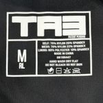 TA3 Black High Neck Zipper Lace Up Back Thong Slimming One piece Swimsuit Sz M Size M Photo 5