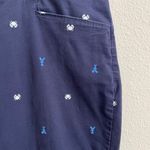Talbots Navy Blue Lobster Crab Embroidered The Perfect Crop Plus Size Pants Photo 5
