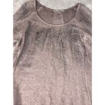 ivy and lace mohair blend thin knit sweater italy small Roll Sleeves Metallic Photo 5