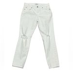 Pistola  Mason Slim Boyfriend Jeans Women’s 27 White Ivory Distressed Mid Rise Photo 1