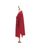 Misook  Knit Long Blazer Red Size S Stealth Wealth Minimalist Quiet Luxury Boho Photo 9