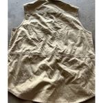 Ralph Lauren Lauren Sleeveless Shirt Top Sz M Vest Outdoor Safari Utility Beige Photo 12