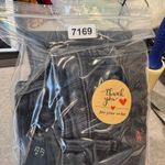 Hollister Vintage Y2K  Curvy High-Rise Mom Jeans Rose‎ Embroidered Black sz 00R Photo 14