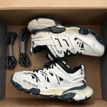 Balenciaga Track Sneakers, White/Black +Extra Shoe Laces Size EU34 US4 EXCELLENT Photo 1
