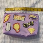 Clinique  Makeup Bag Toiletry Pouch Travel Purple Patches Lavender Photo 4