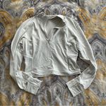 Lululemon  it’s rulu cropped half zip bone size 10 Photo 0