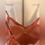 Garnet Hill  Women's One Piece Swimsuit Sunset Ikat Ruched Overlay Suit Size 8 Photo 6