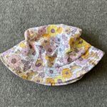 frankie's bikinis NWT  Jax Multicolor Floral Bucket Hat Pink Daisy M/L Photo 2