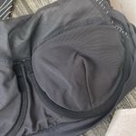 Athleta Black & White Striped Bikini Swim Bathing Suit Top 36 B/C Photo 4