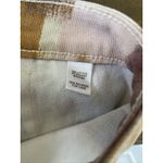 Versona  Womens 6 Tan Mauve Bell Bottom Jeans Raw Hem Boho Hippie Photo 4