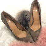 Suede Taupe Pointed Japanese Designer Heels Size 7 Photo 2