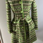 Rebecca Taylor COPY - SIZE 4 SPRING COAT MADE FROM VINTAGE PRINTS TEXTILES Photo 3