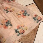 Ally lightweight boho chic flowers pattern skirt size large girly babydoll Photo 5