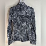 Lululemon Sold  Define Jacket Luxtreme Tectonic Jacquard White Black size 4 NWOT Photo 1