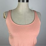 Aritzia Wilfred Peach Crop Tank Top Photo 2