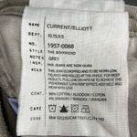 Current/Elliott Current/Elliot Anthropologie “the boyfriend” women’s Gray corduroy Size 29 Photo 3