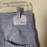 MAC Workwear Striped Button Fly Shorts Blue Size undefined Photo 6