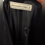 Abercrombie & Fitch NWT  Tie‎ Back Short sleeve Jumpsuit in Black Size Medium Photo 6