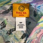 Ruby Rd  Blouse Blazer Lightweight Sheer Jacket Floral Womens 10P Pastel Grandma Photo 7