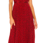 Alice + Olivia  Kelissa Halter Pleat Maxi Dres Photo 0