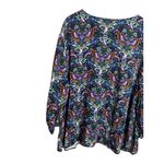 J.Jill  Floral Pleated Tunic Blouse Top Lenzing Ecovero Womans 3X Photo 3
