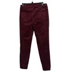 Anthropologie PAIGE Hoxton Ankle Burgundy Red Corduroy Pants size 29 Photo 2