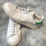 Adidas  White Sneakers with Green Accents Photo 1