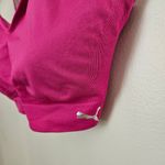 Puma Sports Bra Fuscia Pink Womens XL Neutral Athletic Athleisure Padded Neutral Photo 4