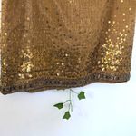 Jennifer Lopez JLo Gold Beaded Sequin Mini Skirt Photo 3