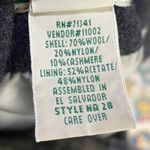 Vintage 90s LL Bean Wool Cashmere Peacoat Button Front Dark Gray Womens Small P Size undefined Photo 9